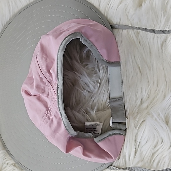 Camptrace Pink and Gray Adjustable Sun Visor Hat NWOT - Picture 2 of 8